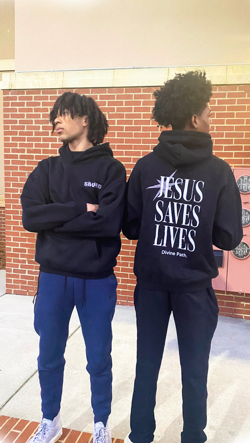 Jesus Saves Lives Hoodie