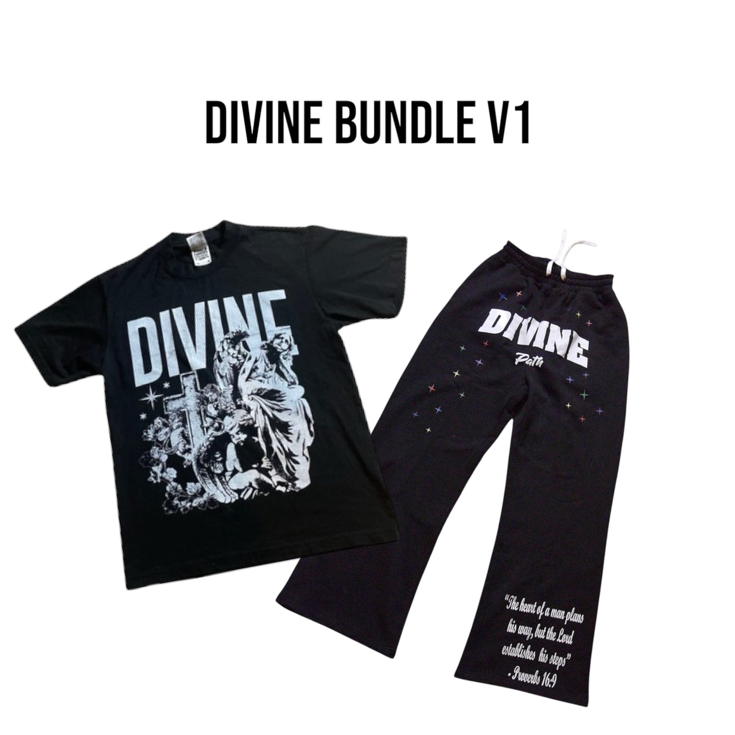 DIVINE BUNDLE V1 (SWEATS + GRAPHIC TEE)